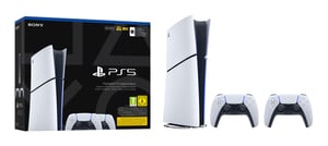 Sony PlayStation 5 Slim Digital 825 GB Wi-Fi Svart, Vit