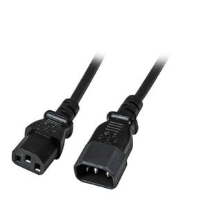 EFB Elektronik EK503.2 kabel zasilające Czarny 2 m C14 panel C13 panel