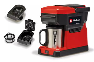 Einhell TE-CF 18 Li-Solo Halvautomatisk kaffebryggare med genomströmning, 0,24 l