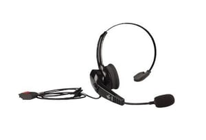 Zebra HS2100 Headset, kabelgebunden, Kopfbügel, Büro/Callcenter, schwarz