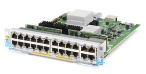 Hewlett Packard Enterprise Aruba 20-portars 10/100/1000BASE-T PoE+ / 4-portars 1/2,5/5/10GBASE-T PoE+ MACsec v3 zl2-modul för nätverksswitchar