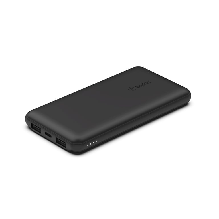 фото Зовнішній акумулятор (павербанк) Belkin 10000mAh 15W Dual USB-A USB-C Black (BPB011BTBK)