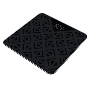 Adler AD 8170 Square Black Electronic Personal Scale