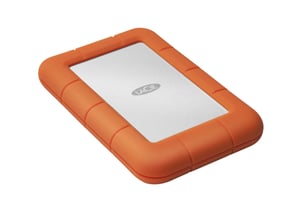 LaCie Rugged Mini externe Festplatte 1 TB 5400 U/min 2,5" Micro-USB B 3.2 Gen 1 (3.1 Gen 1) Orange, Silber