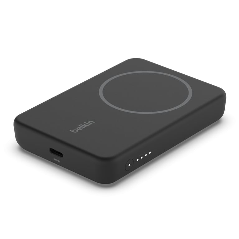 фото Зовнішній акумулятор (павербанк) Belkin 5000mAh MagSafe Wireless Black (BPD004BTBK)