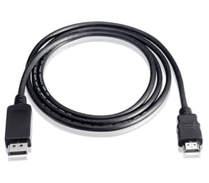 M-Cab 7003608 adapter kablowy 2 m DisplayPort HDMI Czarny