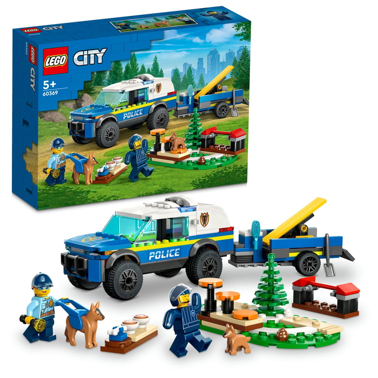 LEGO City Szkolenie psów policyjnych w terenie