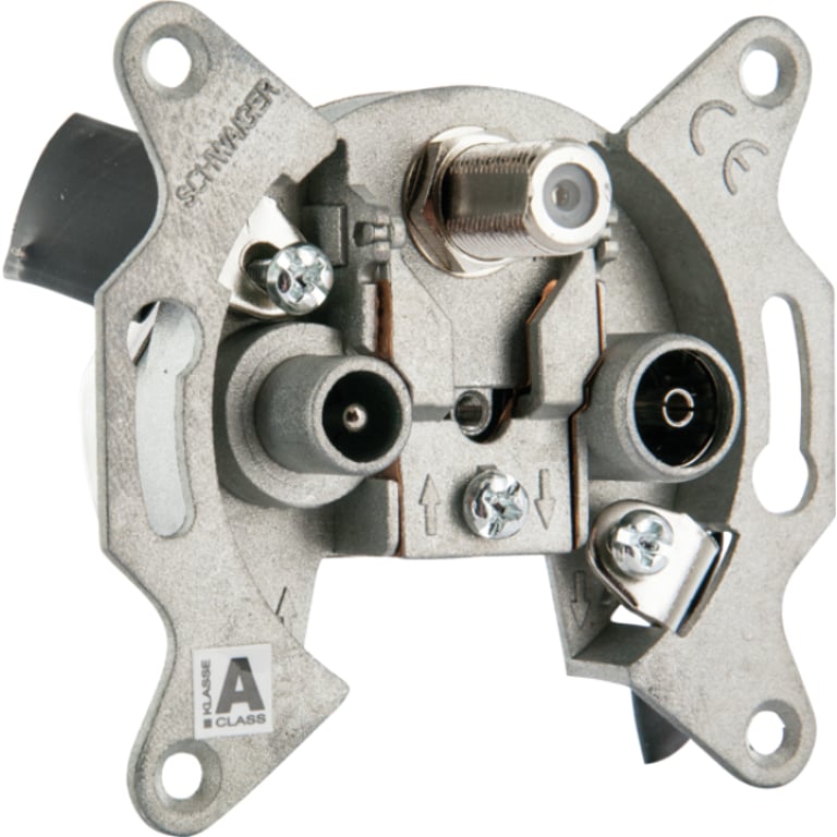 Schwaiger DSE950 531 Srebrny, Biały