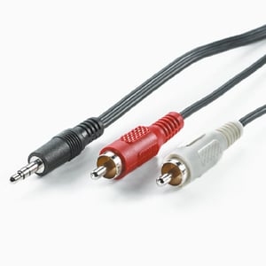 ROLINE 11.09.4341 ljudkabel 1,5 m 3,5 mm 2 x RCA Svart, Röd, Vit