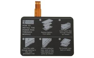 Gamber-Johnson 7160-1023-00 Mobile Device Charger for Tablets, Black, Wireless Charging, Automatic