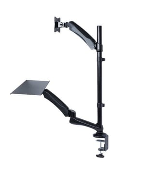 Maclean MC-681 Monitor Mount / Stand, 68.6 cm (27"), Desk, Black