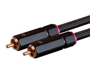 Monoprice Onix Series kabel audio 1,8 m 2 x RCA Czarny