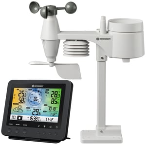 Bresser Optics 7002580 cyfrowa stacja meteorologiczna Czarny Prąd przemienny Wi-Fi