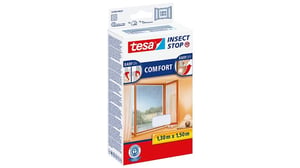 TESA Insect Stop Fliegengitter für Fenster, Weiß