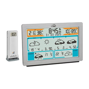 TFA-Dostmann TFA.me Srebrny LCD Bateria Wi-Fi