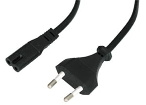 Lindy 30423 kabel zasilające Czarny 5 m CEE7/16 C7 panel