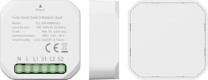 Tesla Smart Switch Module Dual Trådlös Vit