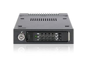 Icy Dock MB601M2K-1B hårddiskhölje SSD-hölje Svart 3,5"