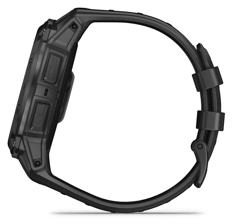 фото Смарт-годинник Garmin Instinct 3 50mm Amoled Tactical Edition Black with Black Band (010-03020-50/90)