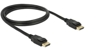 DeLOCK 1 m DisplayPort 1.2a Schwarz