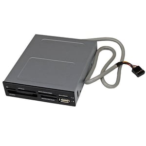StarTech 35FCREADBK3 IDC Card Reader, Internal, Black