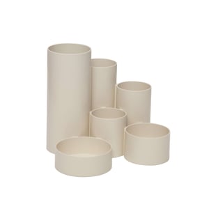 MAUL 4115602 Pen Holder, Plastic, Beige