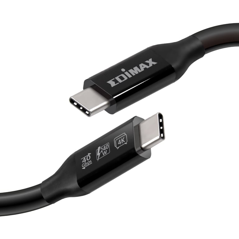 Edimax UC4-030TP kabel Thunderbolt 3 m 40 Gbit/s Czarny