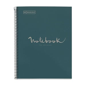 MAUL A613437 A4 Notebook, 80 sheets. Blue