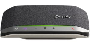 POLY Sync 20 Konferenz-Telefon, Universal, Bluetooth, Schwarz, Silber