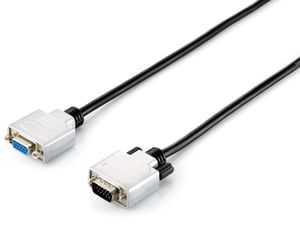 Equip 118855 VGA-Kabel 15 m VGA (D-Sub) Schwarz, Silber