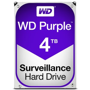 Western Digital Purple Festplatte 4 TB, 5400 U/min, 64 MB, 3,5", SATA III