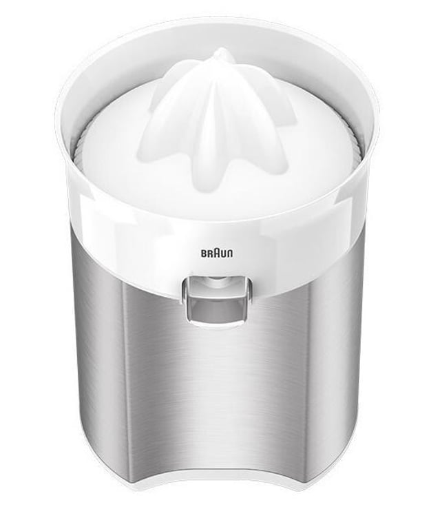 Braun CJ5050 WH elektryczna wyciskarka do cytrusów 60 W Metaliczny, Biały
