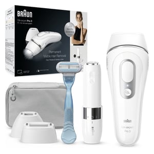 Braun Silk-expert Pro IPL PL3129 Intense Pulsed Light (IPL) Silver, White