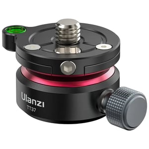 Ulanzi TT37 Stativkopf Schwarz, Rot Aluminium 1/4, 3/8" Ball (Form)