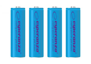 Esperanza EZA104B batterier för hemmabruk Uppladdningsbara AA-batterier av nickel-metallhydrid (NiMH)