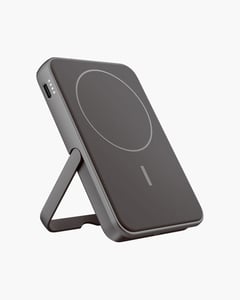 Fresh 'n Rebel 228301 Lithium-Polymer (LiPo) Power Bank, 5000 mAh, Wireless Charging, Gray