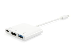 Equip 133461 USB 3.2 Gen 1 (3.1 Gen 1) Type-C-Dockingstation, weiß