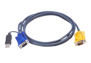 ATEN 2L-5202UP KVM-kabel, svart, 1,8 m