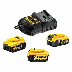 DeWALT DCB115P3-QW laddningsfordon Svart, Gul
