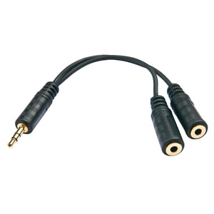 Lindy 35627 Audio-Verteiler, schwarz