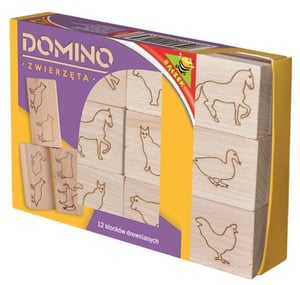 Domino-Holzspiel „Baczek“ – Tiere
