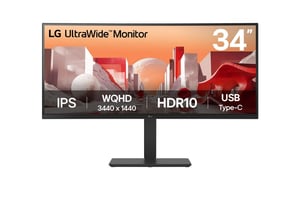 LG 34BA75QE-B monitor komputerowy 86,4 cm (34") 3440 x 1440 px Wide Quad HD LCD Black