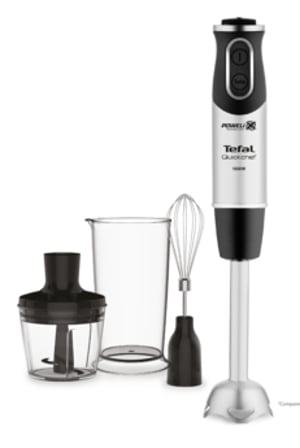 Tefal Quickchef HB656838 blender 0,8 l Blender immersyjny 1000 W Czarny, Stal nierdzewna