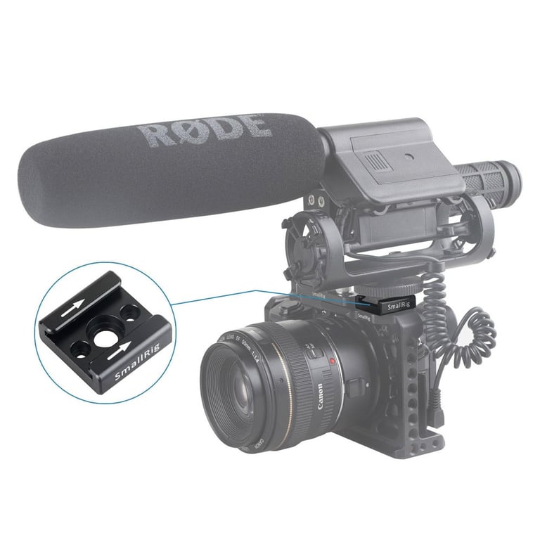 SmallRig 1241 zestaw montażowy Czarny Aluminium