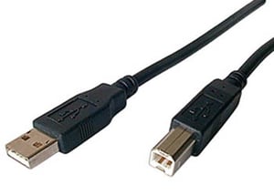 Sharkoon 4044951015269 USB 2.0 Cable, 2 m, USB A to USB B, Black