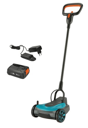 Gardena HandyMower Push Lawn Mower Battery Black, Blue, Orange