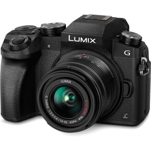 Panasonic Lumix DMC-G7 + G VARIO 14-42mm Bezlusterkowiec 16 MP Live MOS 4592 x 3448 px Black