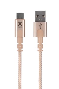 Xtorm CX2053 USB 2.0 Cable, 1 m, USB-A to USB-C, 0.48 Gbit/s, Gold
