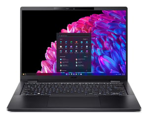 Acer TravelMate P6 TMP614-73-TCO-79JZ Intel Core Ultra 7 155H Laptop 35.6 cm (14") WUXGA 16 GB LPDDR5x-SDRAM 512 GB SSD Wi-Fi 7 (802.11be) Windows 11 Pro Black