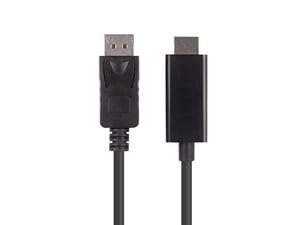 Lanberg CA-DPHD-11CC-0030-BK DisplayPort-till-HDMI-adapter, svart